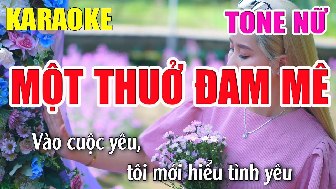 Một Thuở Đam Mê Karaoke Tone Nữ - Beat Karaoke Nhạc Sống 2022 - Lâm Organ