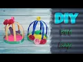 Paper bird cage diy craft craft for home decor step-by-step tutorial