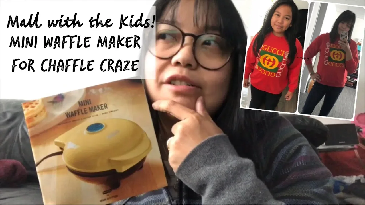 MALL WITH KIDS | MINI WAFFLE MAKER FOR CHAFFLE CRAZE