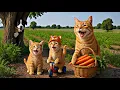 Download Lagu Mama Cat Trims Fur on the Farm and Makes Tiger Hat For Kittens At Home🐾🎩🐯