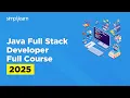 Full Stack Java Developer Course Full Stack Java Developer Tutorial for Beginners Simplilearn