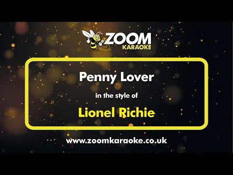 Download MP3 Lionel Richie - Penny Lover - Karaoke Version from Zoom Karaoke