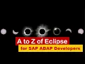 A to Z of Eclipse for SAP ABAP Developers
