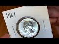 Silver Washington Quarter - Nice 1961 Example