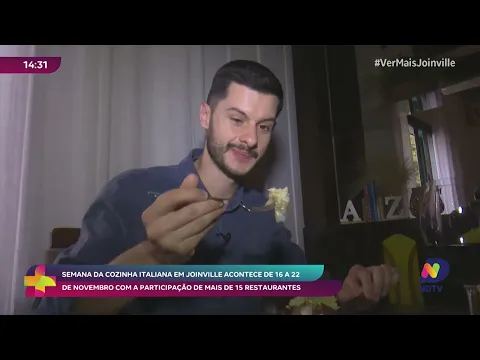 Semana da cozinha italiana em Joinville acontece de 16 a 22 de novembro