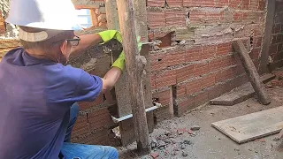 trava para parede torta