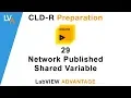 LabVIEW CLD R 29 Network Published Shared Variable