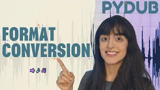 PyDub Manipulation and Conversion with Python