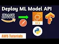 AWS Tutorials Deploy Machine Learning Model API on AWS EC2 Permanent Running