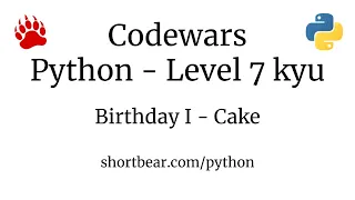 Codewars - Python