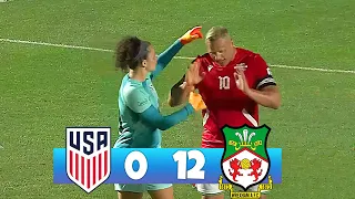 ex usa women vs men 0 12 all goals u0026 highlights 2023