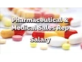 Pharmaceutical and Medical Sales Rep Salary How Much money can you make as a drug rep