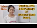Class 9 ICSE Input in JAVA Scanner Class Explained in Hindi Part 1 Computer