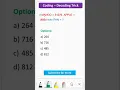 Coding Decoding Tricks Logical Reasoning Questions Bank Exams
