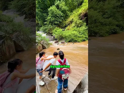 El héroe que los ayudó a cruzar. 🥹❤️