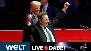 ZEITENWENDE IN DEN USA: Amtseinführung - Trump und Musk übernehmen die Macht im Weißen Haus | Live