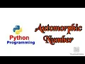Automorphic no in python