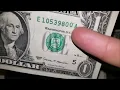 Misprint Error Serial Number 1 Bill Found Searching Pocket Change