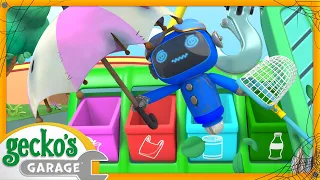 Tokek Menyelamatkan Truk Sampah! | Garasi Gecko | Kartun Populer Anak-Anak | Seru dan Mendidik