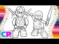 Lego Ninjago Ninja Lloyd and Nya Coloring Electro-Light - Skyline NCS Release