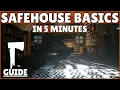 SAFEHOUSE CUSTOMIZATION BASICS in 5 MINUTES The Long Dark Woodworking Furniture Crafting