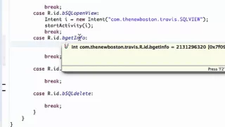 Android Application Development Tutorial 121 Setting up more SQLite methods
