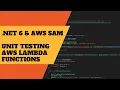 Unit testing AWS Lambda with NET 6