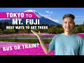 How to Get from TOKYO to MT FUJI Kawaguchiko 5 Lakes by Bus or Train