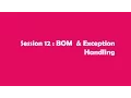 JavaScript In Tamil - Session 12 BOM Exception Handling