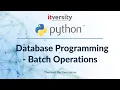 Mastering Python - Database Programming