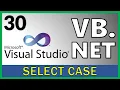 Curso Visual Basic NET - 30 SELECT CASE