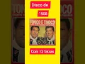 Lagu Um dos primeiros discos , e o ultimo   de Tonico  e Tinoco