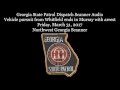 Whitfield Sheriff s Office GSP Dispatch Scanner Vehicle pursuit ends in Murray County
