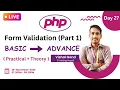 PHP Form Validation Part 1 Secure User Input Error Handling Explained Real Project Example