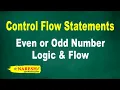 Even or Odd Number Logic Flow Control Flow Structures Tutorial Naresh IT