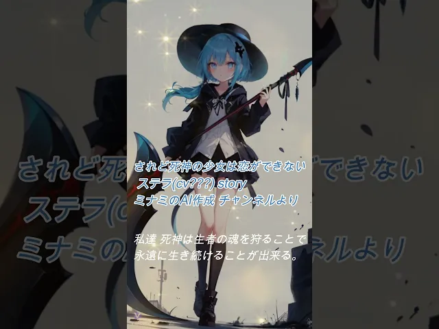 されど死神の少女は恋ができないstoryボイス ステラタイトル死神の少女 Aiボイスドラマ 喋るアニメAi