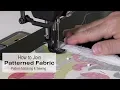How to Join Patterned Fabric - Pattern Matching Sewing