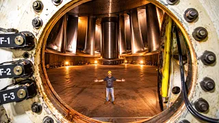 We entered the ITAIPU TURBINES! #Boravê