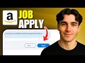 How To Apply For Amazon Warehouse Jobs In The UK Tutorial 2026