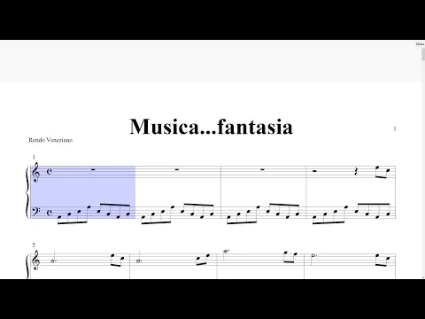 Download MP3 Rando Veneziano - Musica fantasia (Easy Version)@flowing-score9976