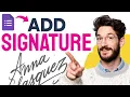 How to Add SIGNATURE in Google Forms Step by Step