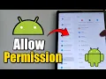 How to Allow Permissions for Apps on Android Tablet Location Mic Camera Etc