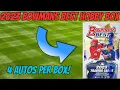 2023 Bowmans Best Hobby Box 4 Autos Per Box