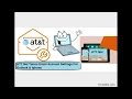 ATT Net Yahoo Email Account Settings For Outlook