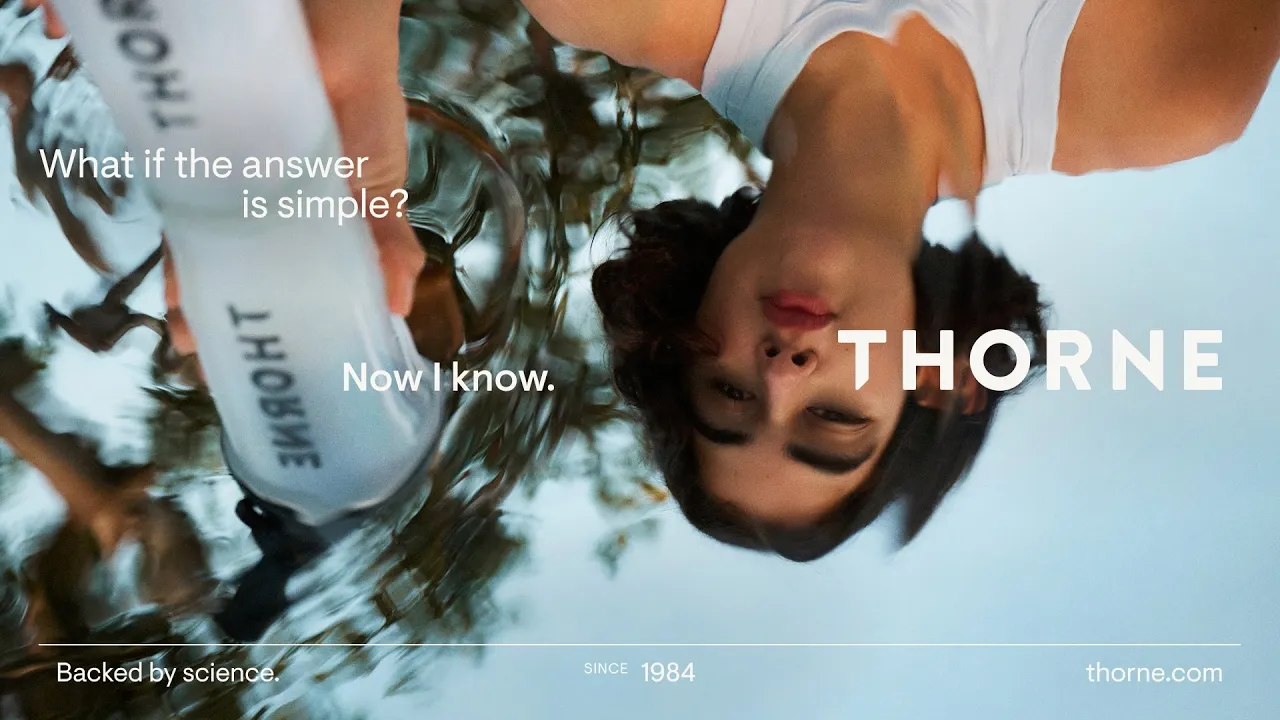 Thorne — Thorne — Backed by Science (YouTube video ad)