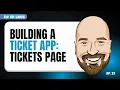 Adding the Tickets Display Blazor Component - C on Linux Episode 23