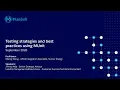Testing strategies and best practices using MUnit