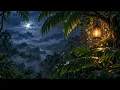 Rain on Palm Leaves 🌿 30 Min Rain & Ambient Sleep Music