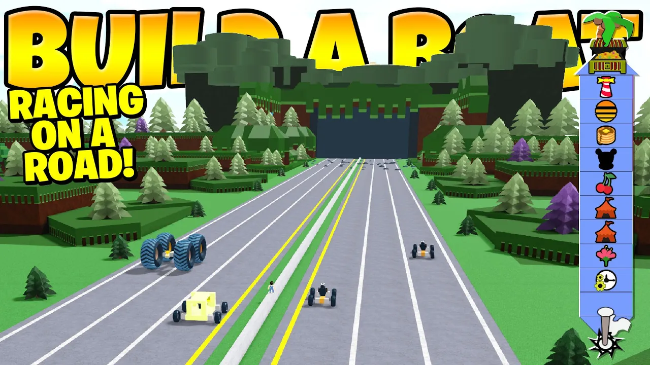 PVP RACE ON A ROAD TO THE END! Build a Boat