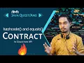 Equals and Hashcode Contract in Java Java Interview Questions Answer in Hindi